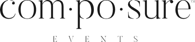 Composure Events Wedding Planning Logo Dark